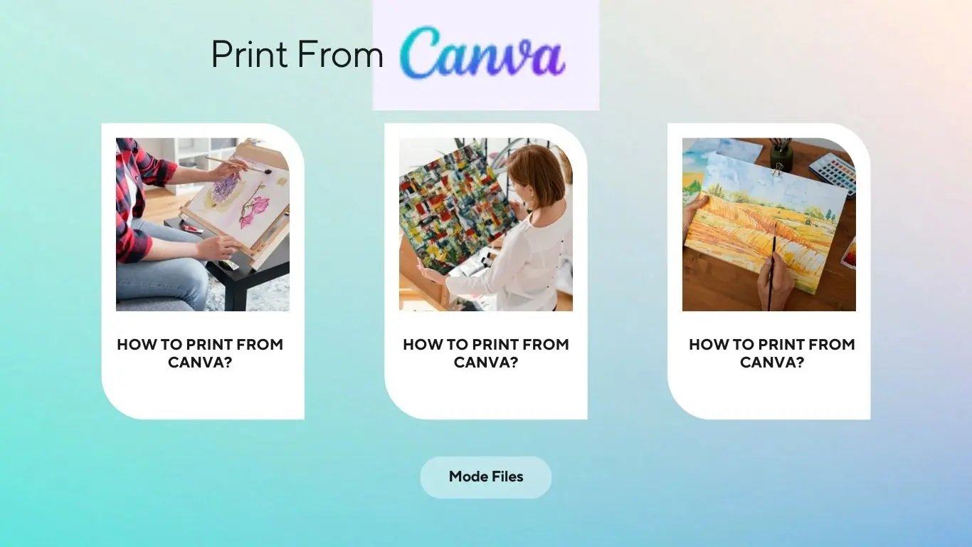 How to Print from Canva