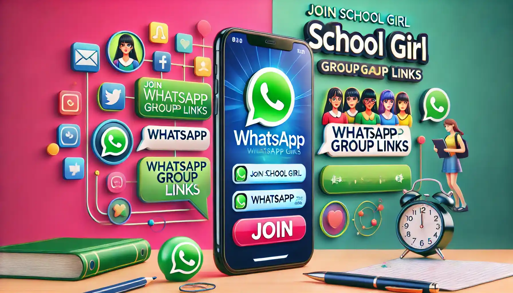 Join School Girl WhatsApp Group Links for Fun & Interaction