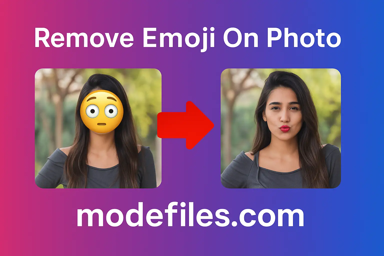 Remove Emoji from Face in Photos